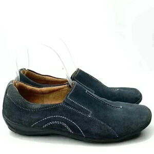 Naturalizer flats sz 7 38 fadrina navy blue suede